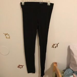 Black full length leggings